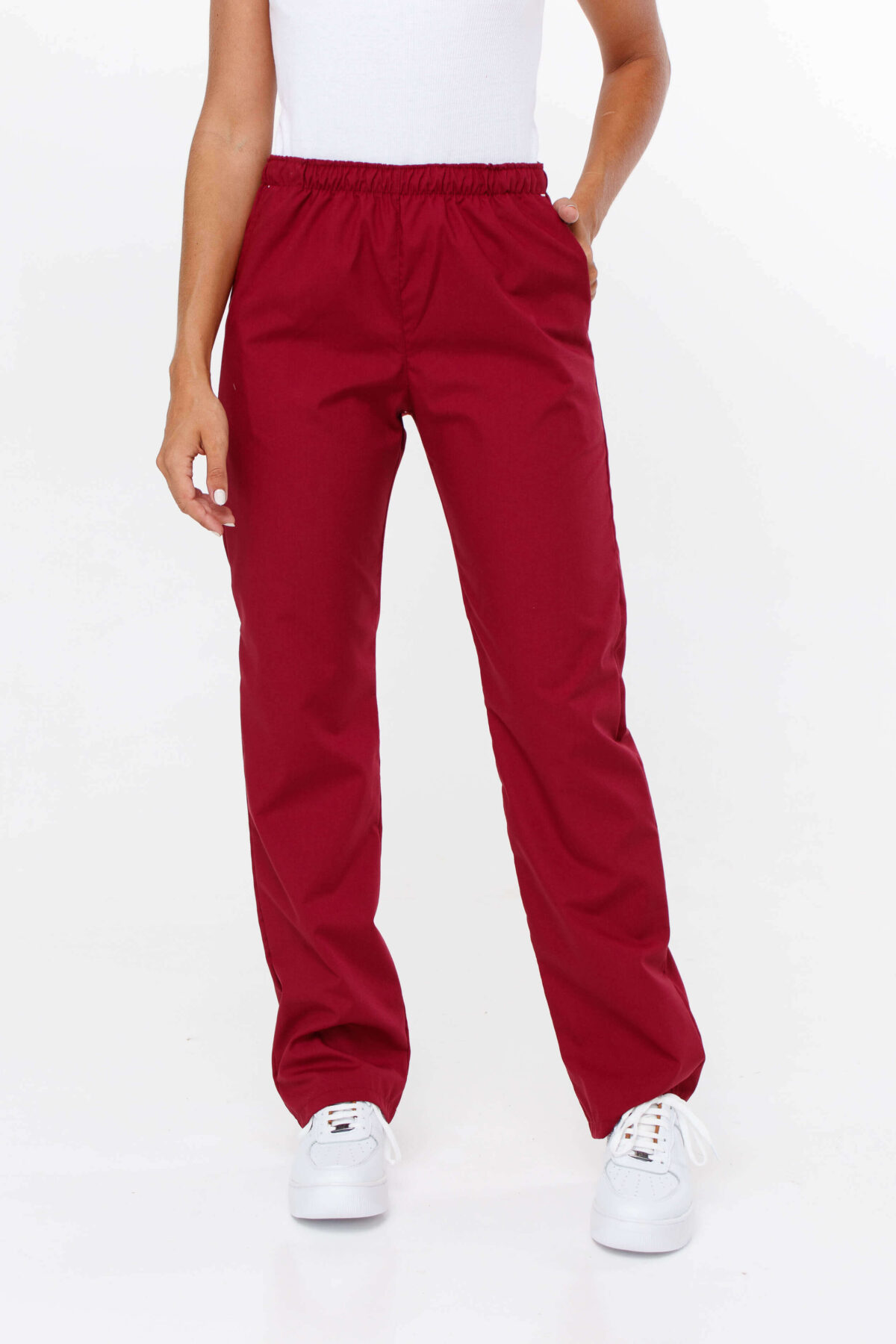 IMG_4248 Pantalon Unisex Essentials Bordo GRAFIL - Image 1