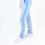 Pantalon Unisex Brand Comfy Celeste Combi ARCIEL con MICROPERFORADO SPANDEX