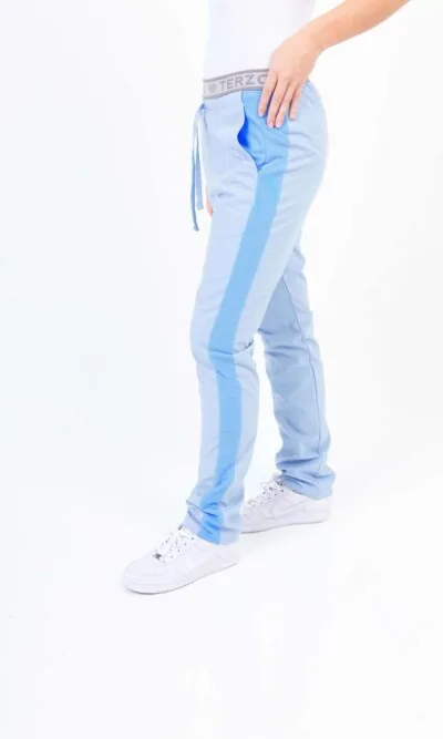Pantalon Unisex Brand Comfy Celeste Combi ARCIEL con MICROPERFORADO SPANDEX
