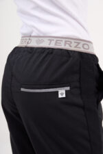 Pantalon Unisex Brand Comfy Negro ARCIEL con MICROPERFORADO SPANDEX - Image 5