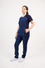 Chaquetilla Mujer Comfy Marino ARCIEL con MICROPERFORADO SPANDEX - Image 9