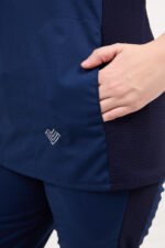 Chaquetilla Mujer Comfy Marino ARCIEL con MICROPERFORADO SPANDEX - Image 7