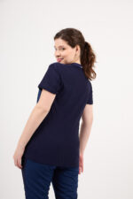 Chaquetilla Mujer Comfy Marino ARCIEL con MICROPERFORADO SPANDEX - Image 2