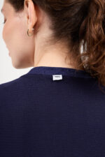 Chaquetilla Mujer Comfy Marino ARCIEL con MICROPERFORADO SPANDEX - Image 6