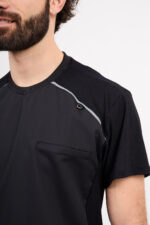 Chaquetilla Hombre Comfy Negro ARCIEL con MICROPERFORADO SPANDEX - Image 4