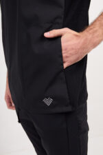 Chaquetilla Hombre Comfy Negro ARCIEL con MICROPERFORADO SPANDEX - Image 5