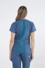 Chaquetilla Mujer Shapy Petroleo ARCIEL con JERSEY SPANDEX - Imagen 2
