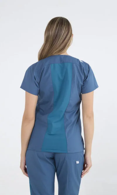 Chaquetilla Mujer Shapy Petroleo ARCIEL con JERSEY SPANDEX