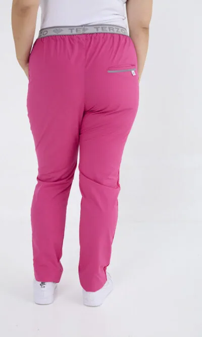 Pantalon Unisex Brand Comfy Fucsia ARCIEL con MICROPERFORADO SPANDEX