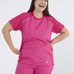 Chaquetilla Mujer Comfy Fucsia ARCIEL con MICROPERFORADO SPANDEX