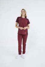 Pantalon Unisex Brand Comfy Bordo ARCIEL con MICROPERFORADO SPANDEX - Imagen 8
