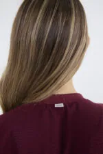 Chaquetilla Mujer Comfy Bordo ARCIEL con MICROPERFORADO SPANDEX - Imagen 4