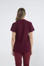 Chaquetilla Mujer Comfy Bordo ARCIEL con MICROPERFORADO SPANDEX - Imagen 2