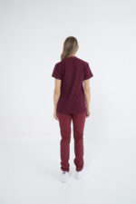 Chaquetilla Mujer Comfy Bordo ARCIEL con MICROPERFORADO SPANDEX - Image 7