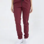 Pantalon Unisex Brand Comfy Bordo ARCIEL con MICROPERFORADO SPANDEX