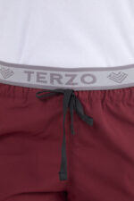 Pantalon Unisex Brand Comfy Bordo ARCIEL con MICROPERFORADO SPANDEX - Image 3