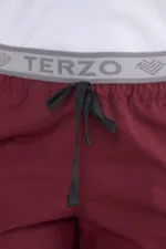 Pantalon Unisex Brand Comfy Bordo ARCIEL con MICROPERFORADO SPANDEX - Imagen 5