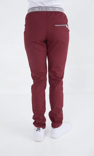 Pantalon Unisex Brand Comfy Bordo ARCIEL con MICROPERFORADO SPANDEX