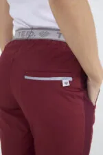 Pantalon Unisex Brand Comfy Bordo ARCIEL con MICROPERFORADO SPANDEX - Imagen 6