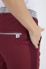 Pantalon Unisex Brand Comfy Bordo ARCIEL con MICROPERFORADO SPANDEX - Imagen 7