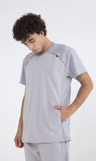 Chaquetilla Hombre Comfy Gris ARCIEL con MICROPERFORADO SPANDEX