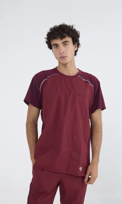 Chaquetilla Hombre Comfy Bordo ARCIEL con MICROPERFORADO SPANDEX