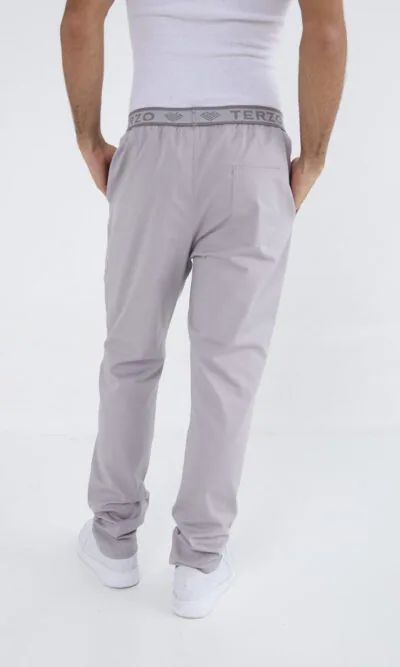 Pantalon Unisex Brand Pocket Gris Medio SPANDEX