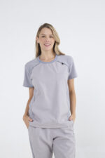 Chaquetilla Mujer Comfy Gris ARCIEL con MICROPERFORADO SPANDEX - Image 6