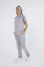 Pantalon Unisex Brand Comfy Gris ARCIEL con MICROPERFORADO SPANDEX - Imagen 7