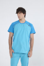 Chaquetilla Hombre Comfy Turquesa ARCIEL con MICROPERFORADO SPANDEX