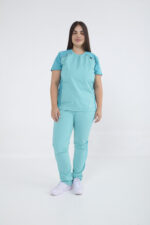 Pantalon Unisex Brand Comfy Verde Cirugia ARCIEL con MICROPERFORADO SPANDEX - Image 6