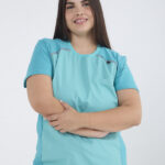 Chaquetilla Mujer Comfy Verde Cirugia ARCIEL con MICROPERFORADO SPANDEX