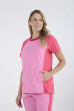 Chaquetilla Mujer Comfy Rosa Combi ARCIEL con MICROPERFORADO SPANDEX