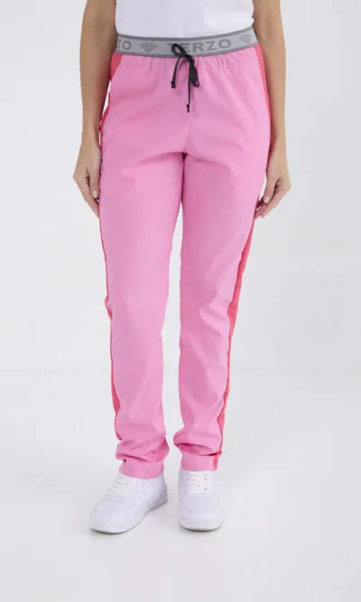 Pantalon Unisex Brand Comfy Rosa Combi ARCIEL con MICROPERFORADO SPANDEX