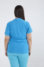 Chaquetilla Mujer Comfy Turquesa ARCIEL con MICROPERFORADO SPANDEX - Image 2