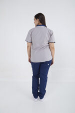 Chaquetilla Mujer Mao Gris-Azul ARCIEL - Image 6