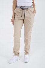 Pantalon Unisex Brand Pocket Beige SPANDEX