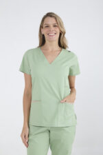 Chaquetilla Mujer Lisa Verde Kiwi SPANDEX