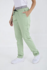 Pantalon Unisex Brand Pocket Verde Kiwi SPANDEX - Image 3