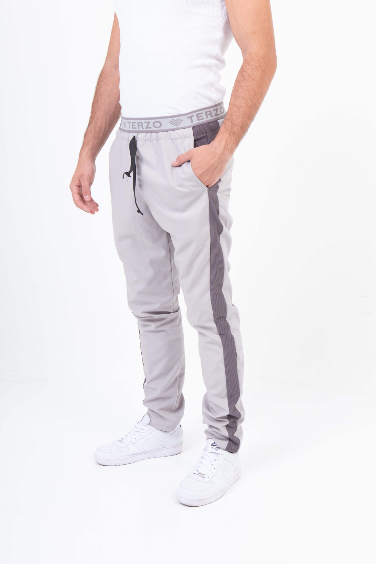 Pantalon Unisex Brand Comfy Grafito ARCIEL con MICROPERFORADO SPANDEX - Image 2