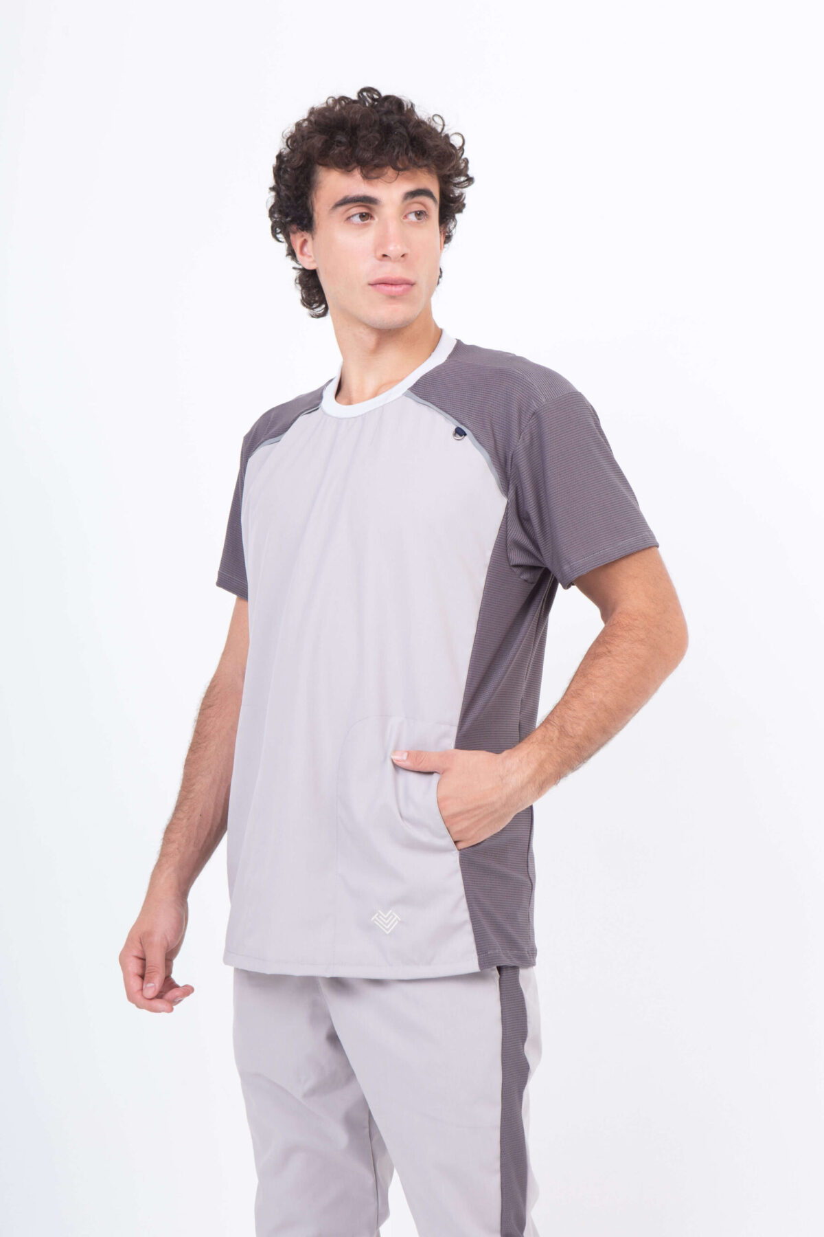 terzo34148 Chaquetilla Hombre Comfy Grafito ARCIEL con MICROPERFORADO SPANDEX - Image 1