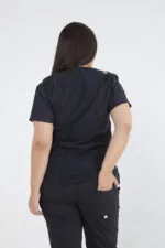 Chaquetilla Mujer Shapy Negro ARCIEL con JERSEY SPANDEX - Imagen 2