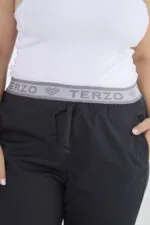 Pantalon Unisex Brand Shapy Negro ARCIEL con JERSEY SPANDEX - Imagen 4