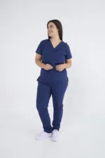 Pantalon Unisex Brand Shapy Azul Marino ARCIEL con JERSEY SPANDEX - Imagen 6