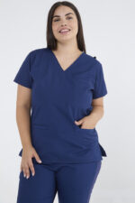 Chaquetilla Mujer Shapy Azul Marino ARCIEL con JERSEY SPANDEX