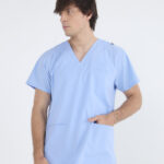 Chaquetilla Hombre Shapy Celeste Clasico ARCIEL con JERSEY SPANDEX