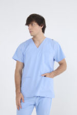 Chaquetilla Hombre Shapy Celeste Clasico ARCIEL con JERSEY SPANDEX