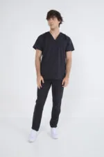 Pantalon Unisex Brand Shapy Negro ARCIEL con JERSEY SPANDEX - Imagen 14