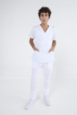 Chaquetilla Hombre Lisa Blanca SPANDEX - Image 7