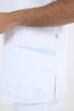 Chaquetilla Hombre Lisa Blanca SPANDEX - Image 6